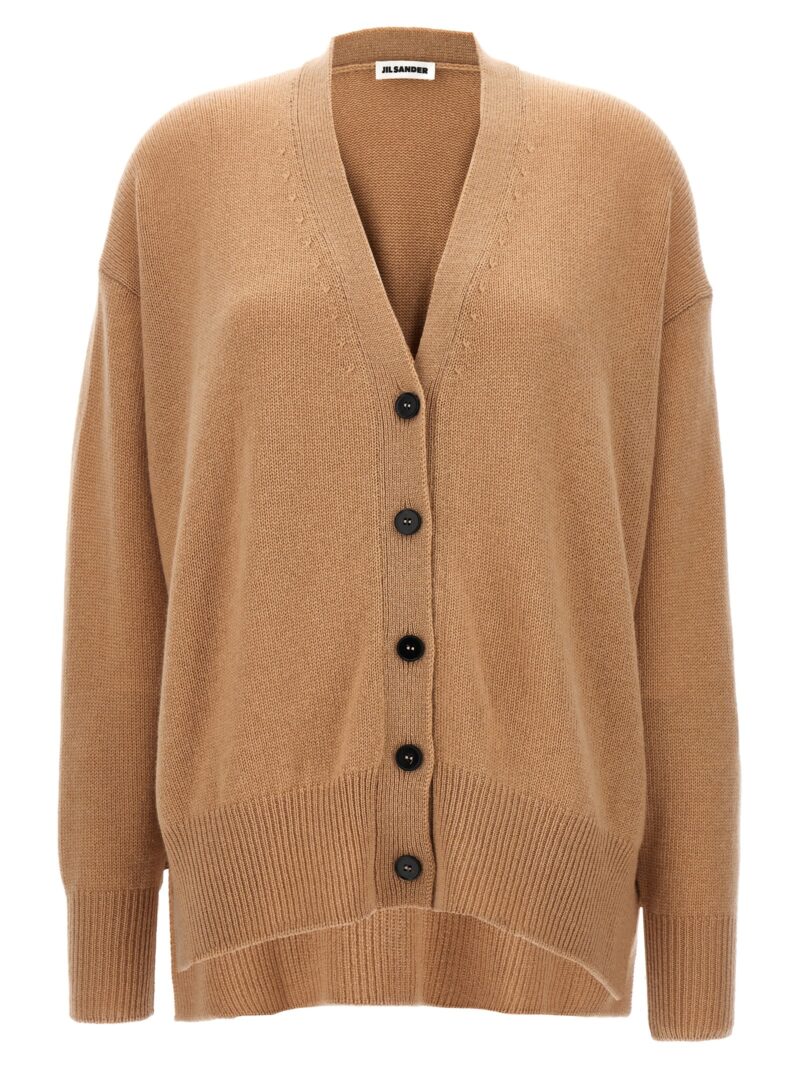 Cashmere cardigan JIL SANDER Beige