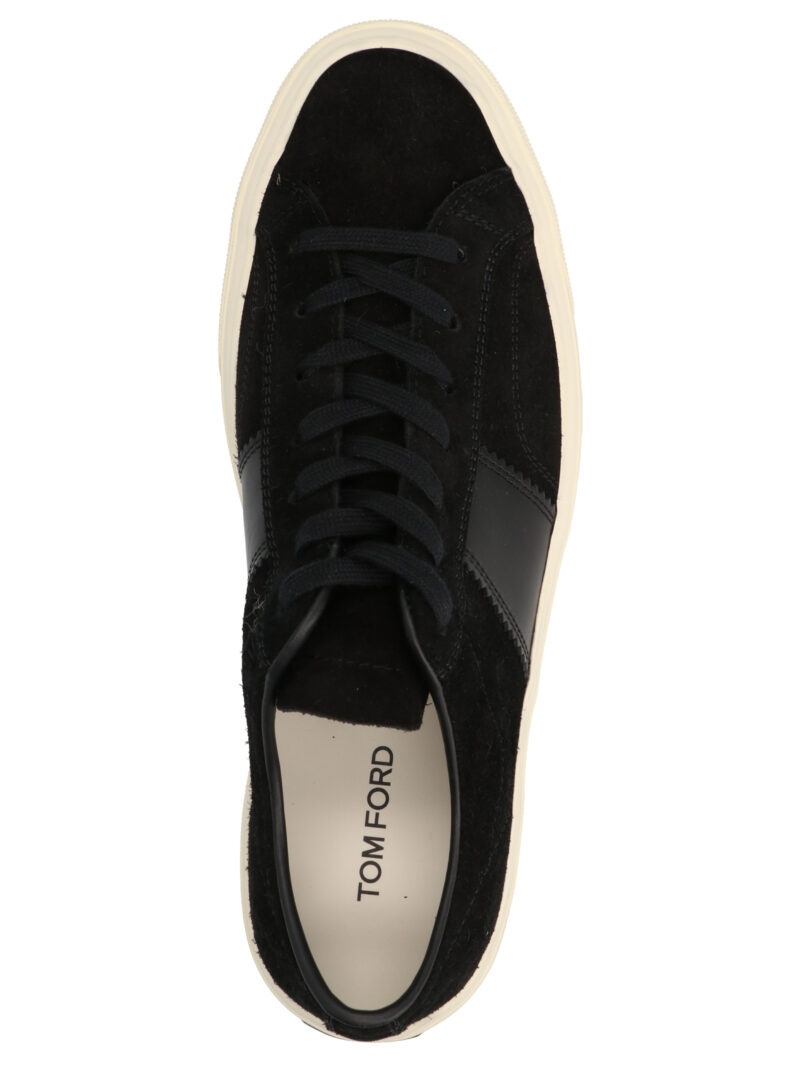 Suede sneakers Man TOM FORD White/Black