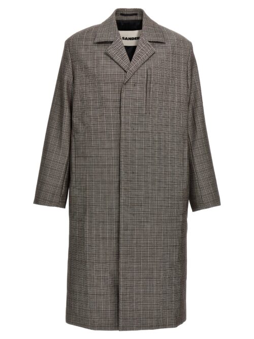 Check long coat JIL SANDER Multicolor