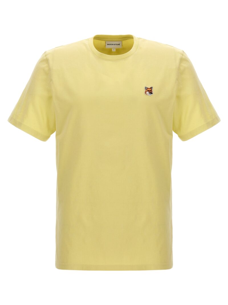 'Fox Head' T-shirt MAISON KITSUNE Yellow