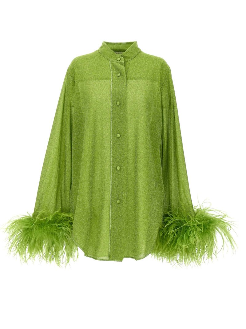 'Lumiere Plumage' shirt OSÈREE Green
