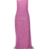 'Lumiere Plumage' long dress OSÈREE Purple