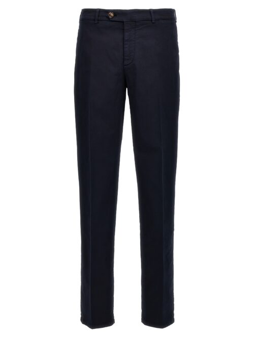 Flat front pants BRUNELLO CUCINELLI Blue