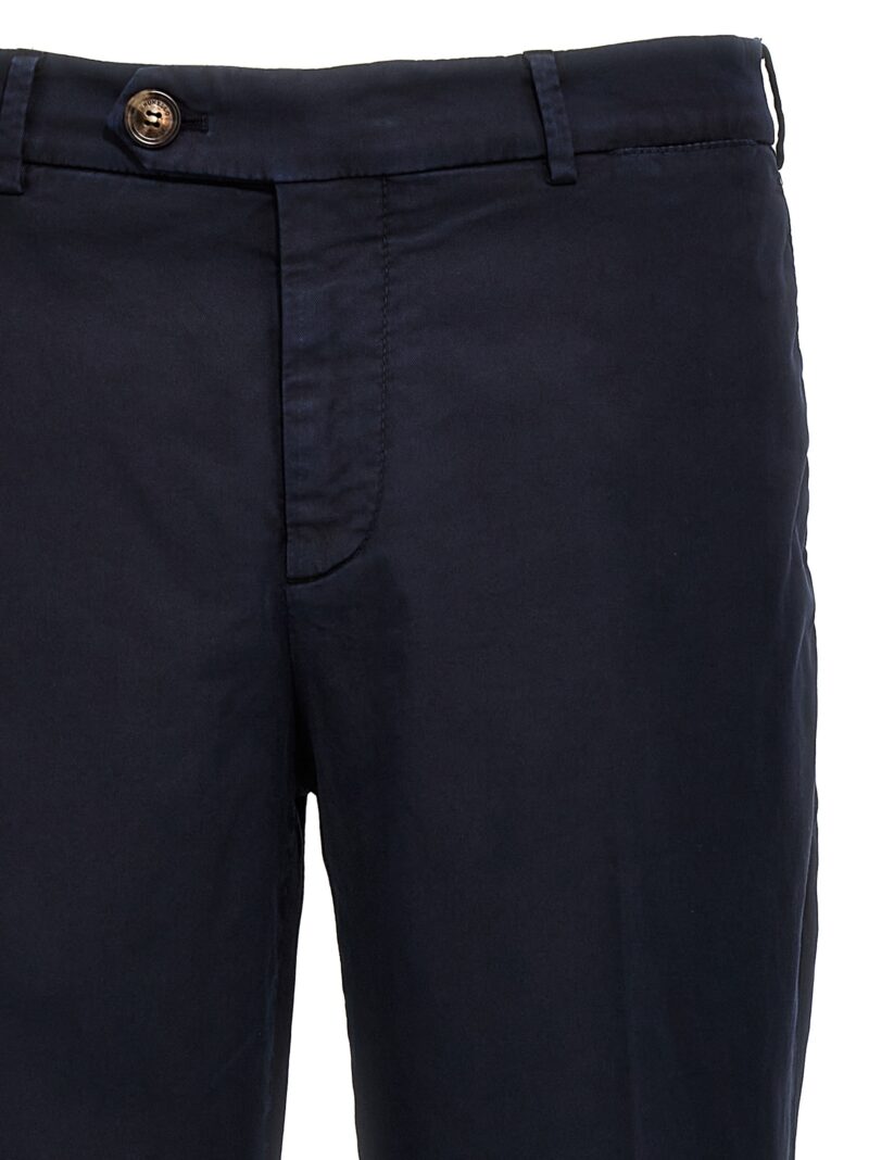 Flat front pants Man BRUNELLO CUCINELLI Blue