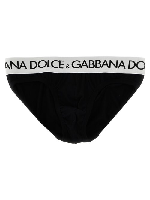 'Midi' briefs DOLCE & GABBANA White/Black