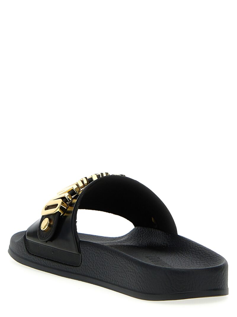 Logo slides MA28032G1HM11000 MOSCHINO Black