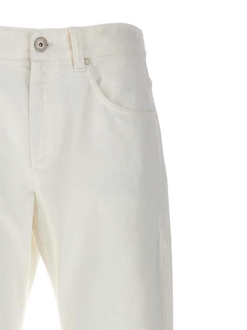 'Straight leg' jeans Woman BRUNELLO CUCINELLI White