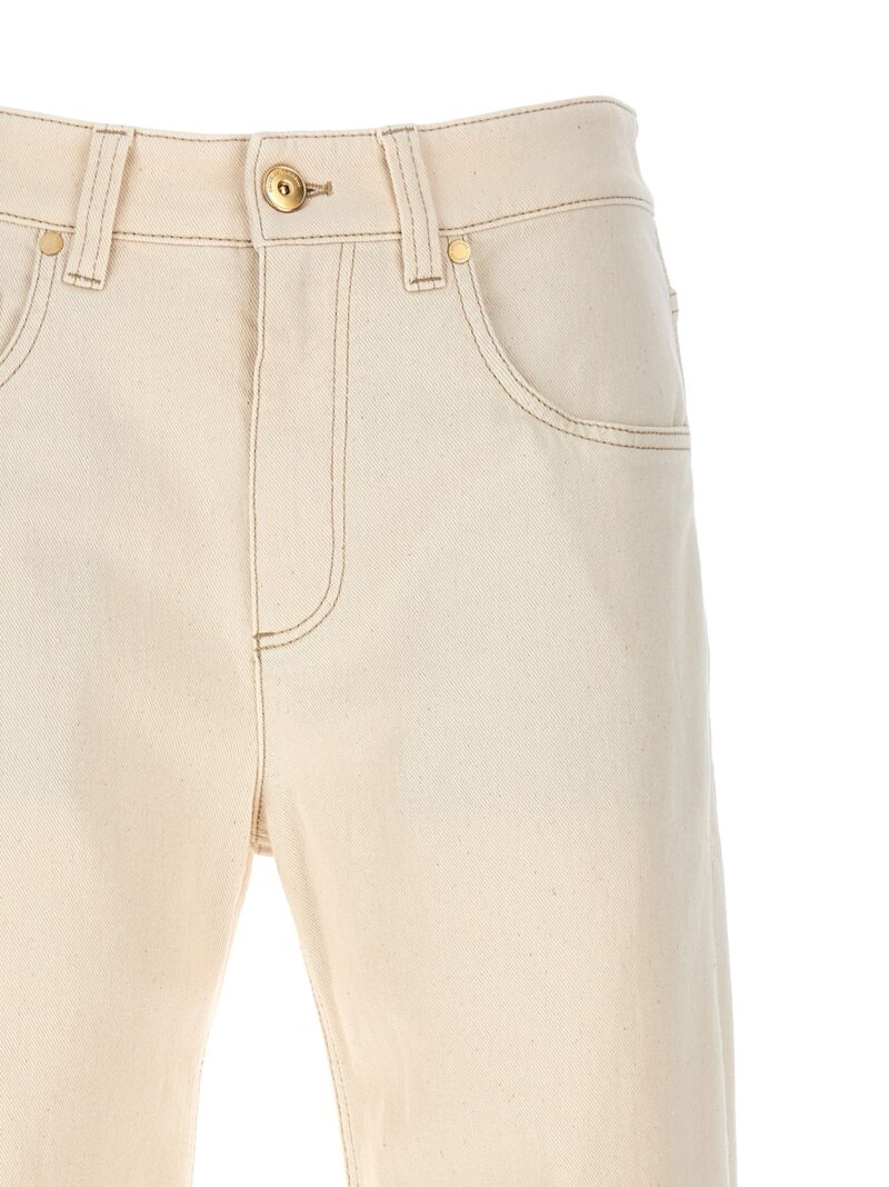 'Monile' jeans Woman BRUNELLO CUCINELLI White