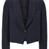 Cropped blazer BRUNELLO CUCINELLI Blue