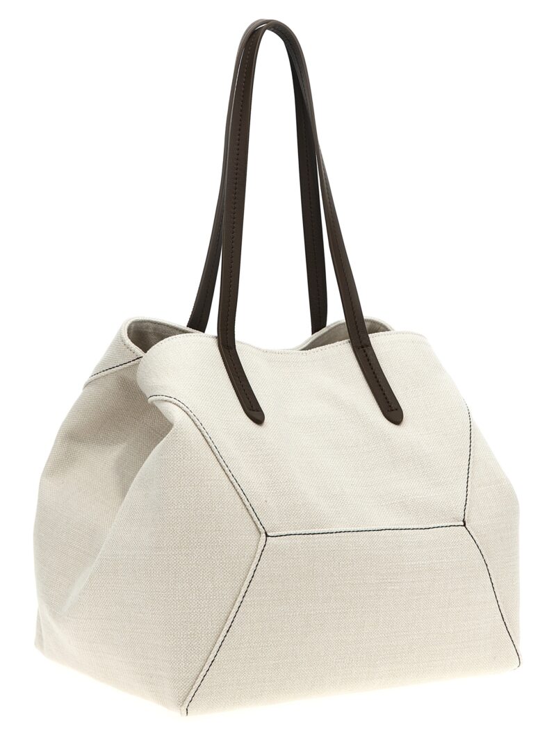 'Monile' shopping bag MB8TD2571C209 BRUNELLO CUCINELLI White
