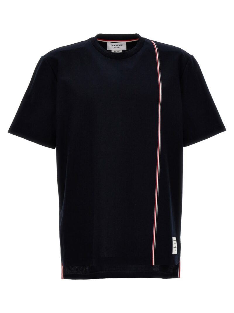 'Rwb stripe' T-shirt THOM BROWNE Blue