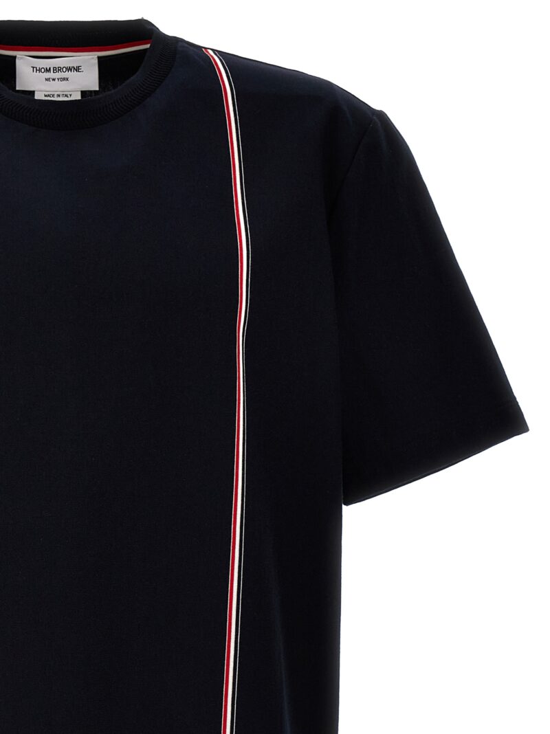 'Rwb stripe' T-shirt Man THOM BROWNE Blue