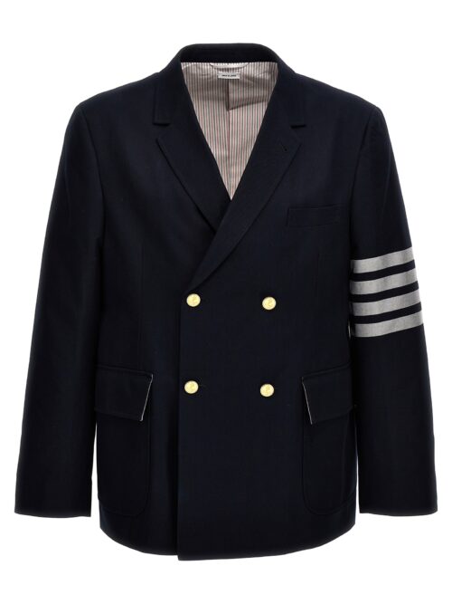 '4 Bar' blazer THOM BROWNE Blue