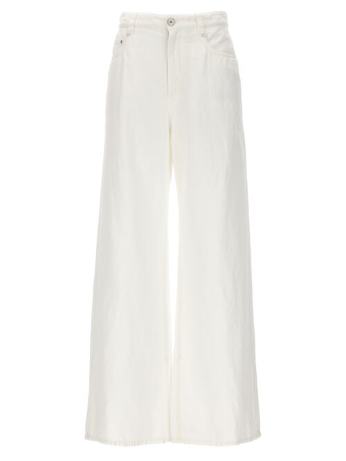 Palazzo jeans BRUNELLO CUCINELLI White