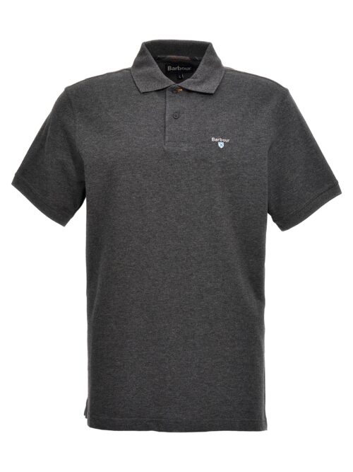 Logo embroidery polo shirt BARBOUR Gray