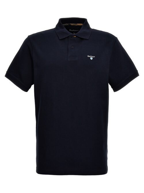 Logo embroidery polo shirt BARBOUR Blue