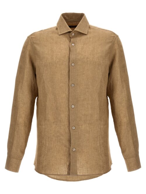 Linen shirt MOORER Beige