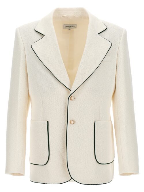 'Tennis' single-breasted blazer CASABLANCA White