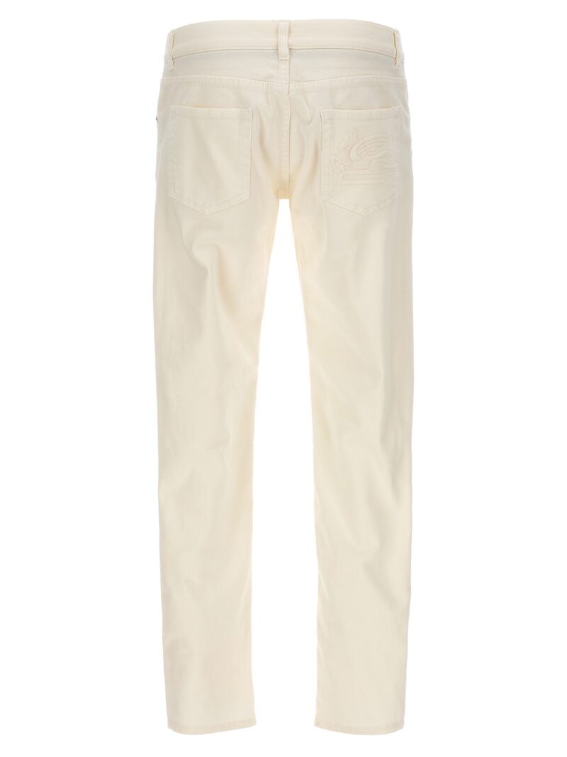 Tone-on-tone logo jeans MRNB0005AD215W0001 ETRO White