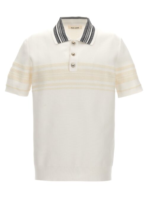 'Dawn' polo shirt WALES BONNER White