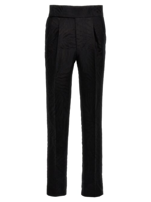 Jacquard pants BALLY Black