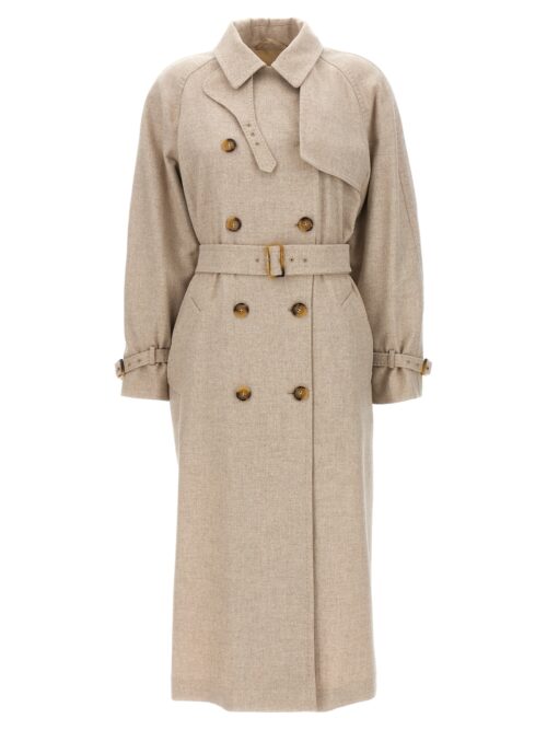 'Murena' trench coat MAX MARA Beige