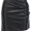 Leather-effect skirt HELMUT LANG Black