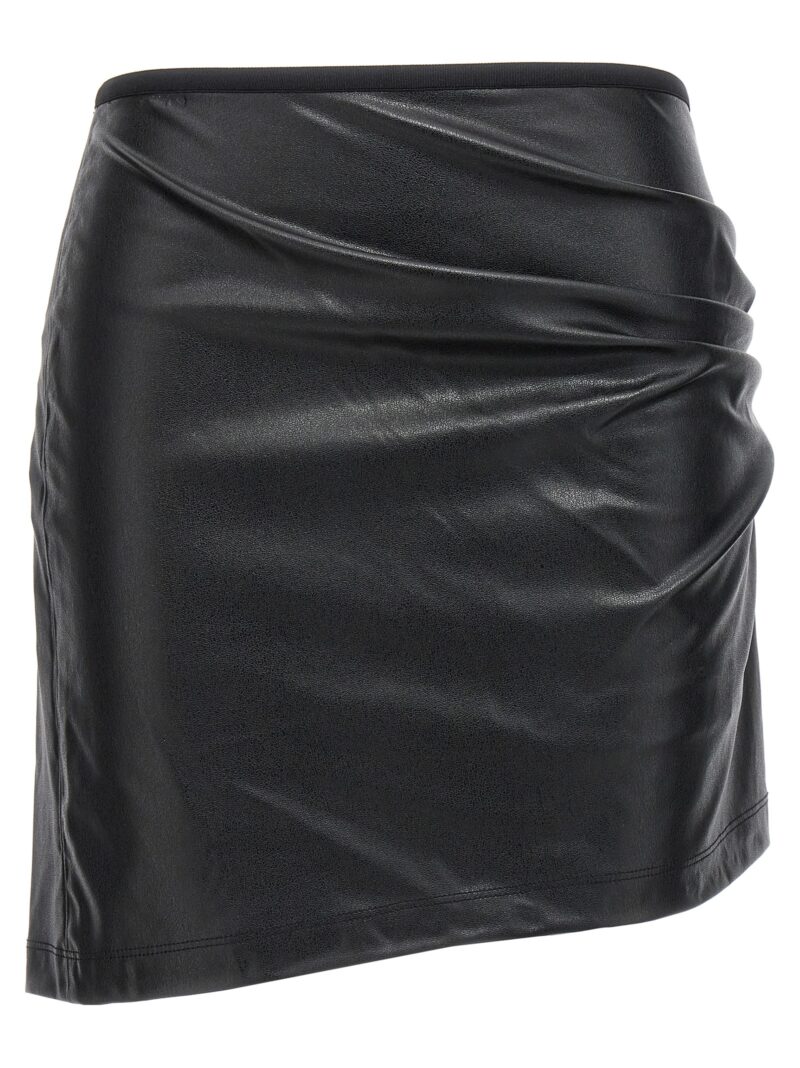 Leather-effect skirt HELMUT LANG Black