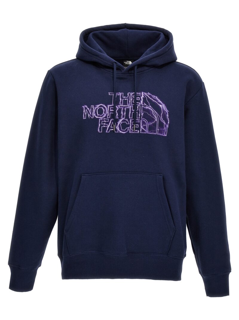 Logo print hoodie THE NORTH FACE Blue