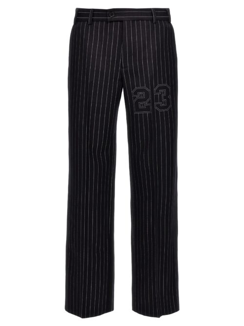 '23 pinstripes' trousers OFF-WHITE Blue