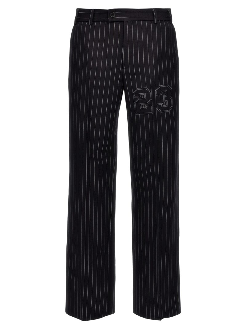 '23 pinstripes' trousers OFF-WHITE Blue