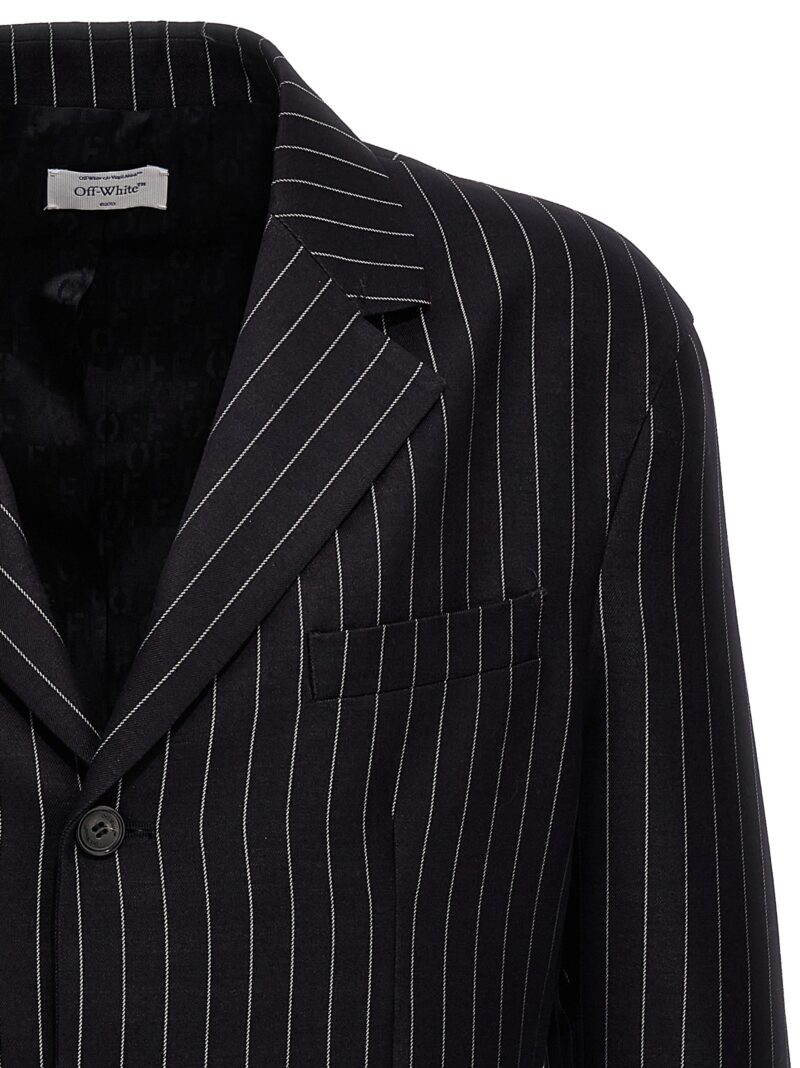 '23 pinstripes' blazer Man OFF-WHITE Blue