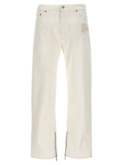 '90's Logo' jeans OFF-WHITE White