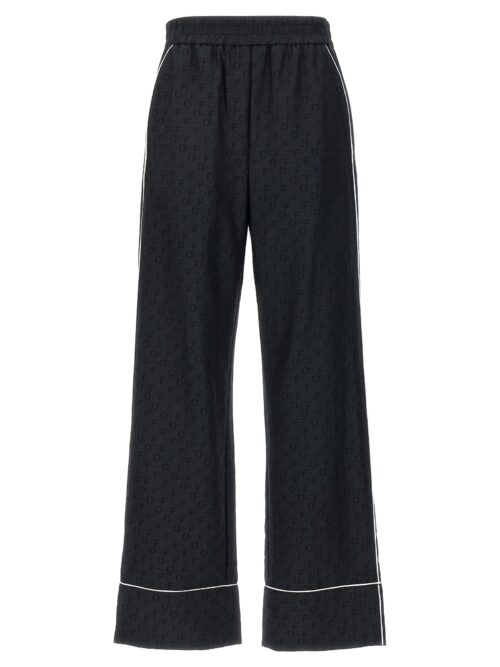 'Off Jacquard Pajama' pants OFF-WHITE Black