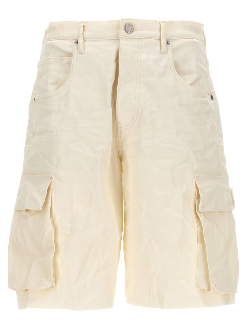 'High Shine Cargo' bermuda shorts PURPLE White