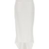 Cotton pencil skirt PRADA White