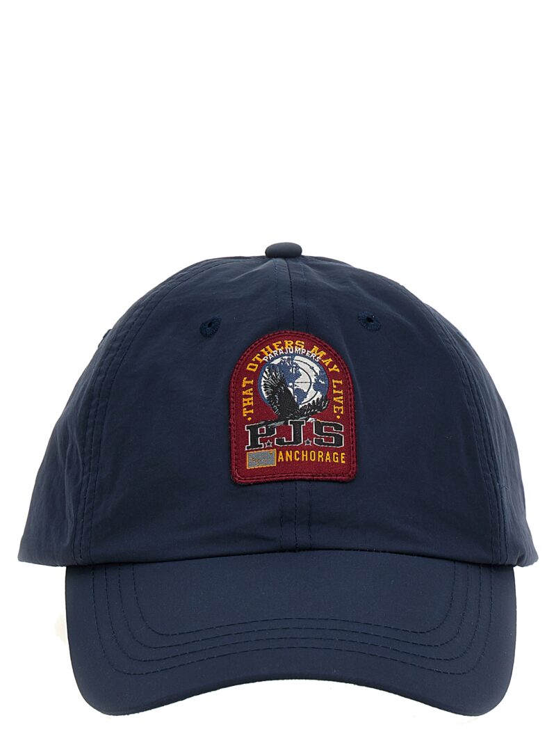 Logo patch baseball cap PARAJUMPERS Blue