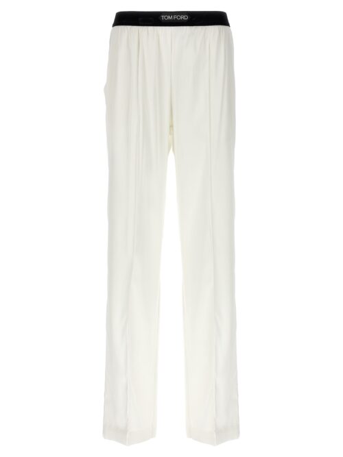 Satin pants TOM FORD White