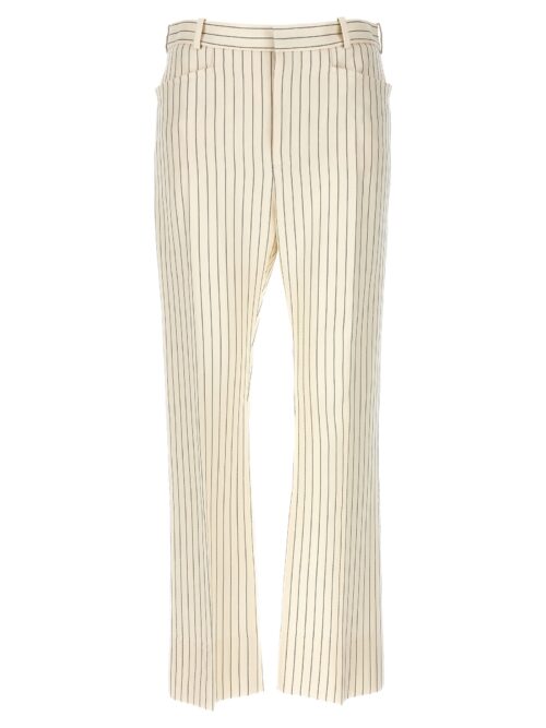 Pinstripe pants TOM FORD White/Black