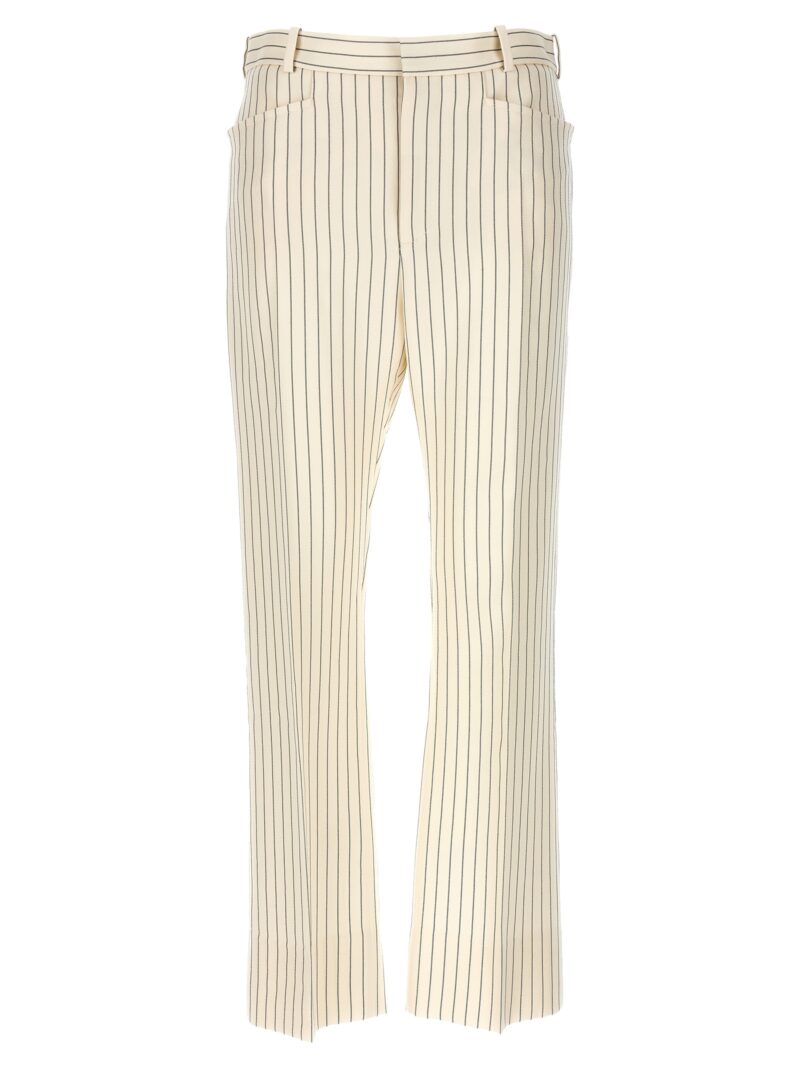 Pinstripe pants TOM FORD White/Black