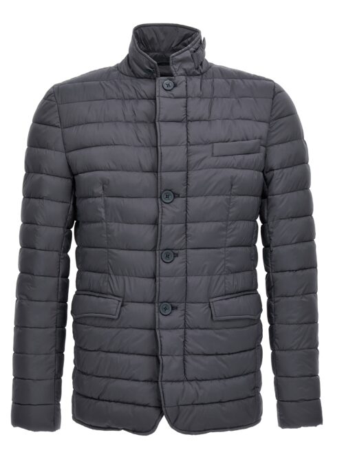 Quilted puffer jacket HERNO Blue