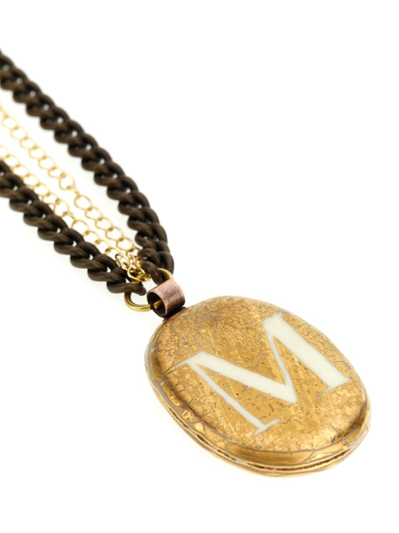 'M' medium necklace Woman VETROFUSO Gold