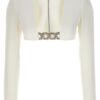 Top '3D Crystsal Chain and Square Neck' DAVID KOMA White