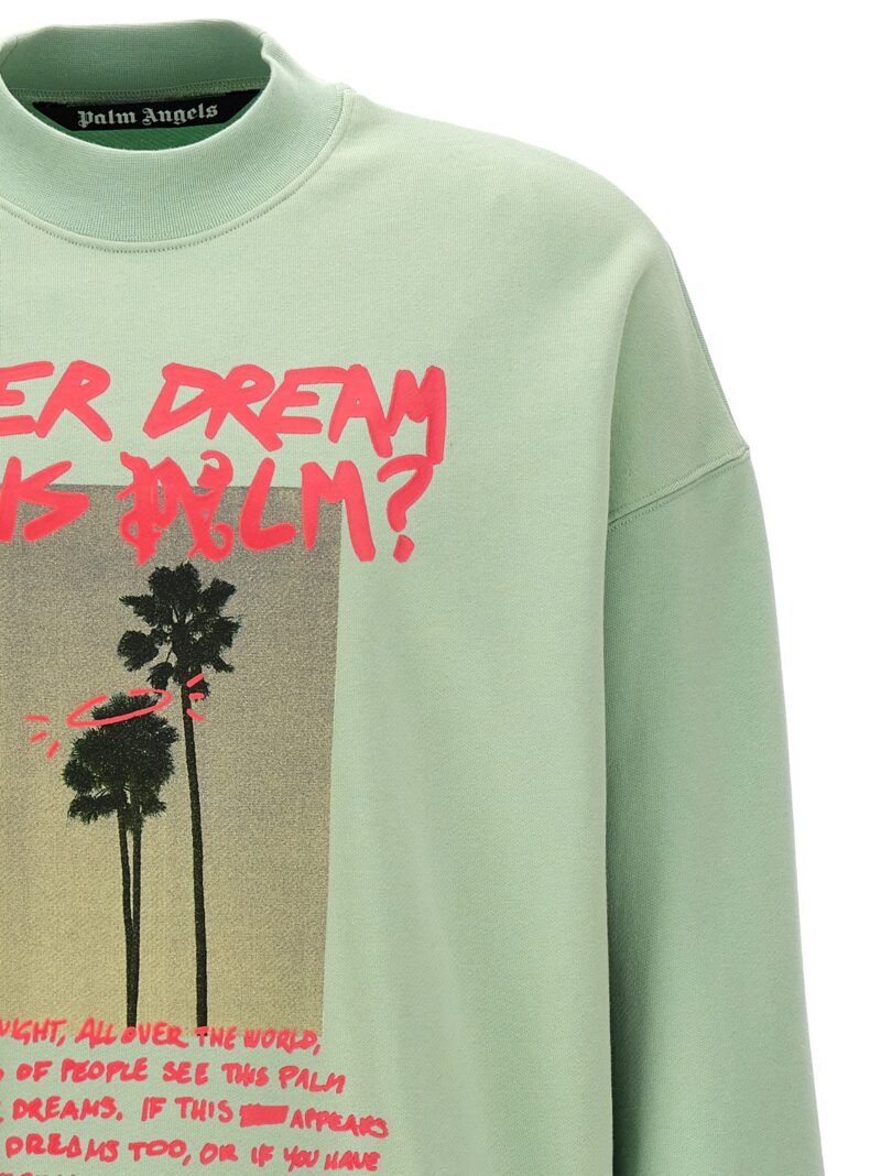 'Palm Dream' sweatshirt Man PALM ANGELS Green