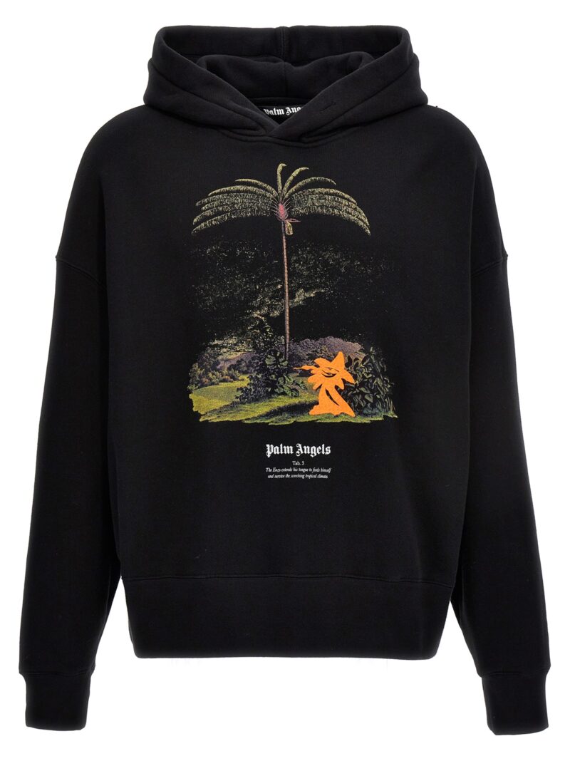 Enzo From The Tropics hoodie PALM ANGELS Black