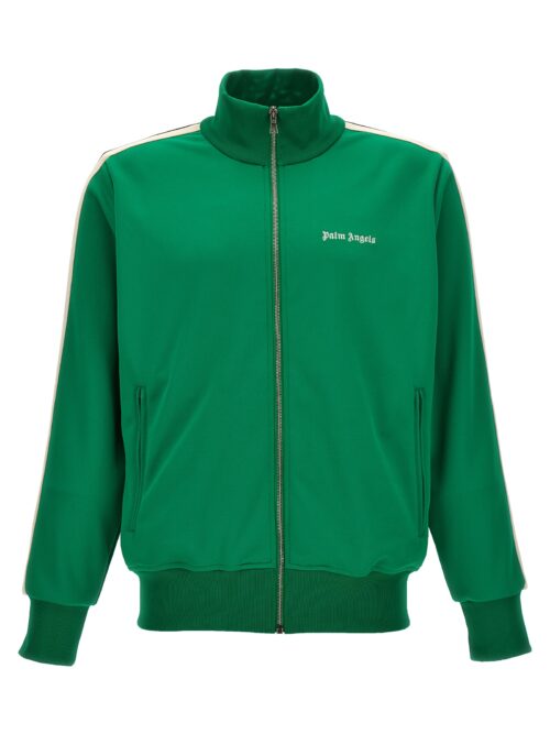 'Classic Logo Track' sweatshirt PALM ANGELS Green