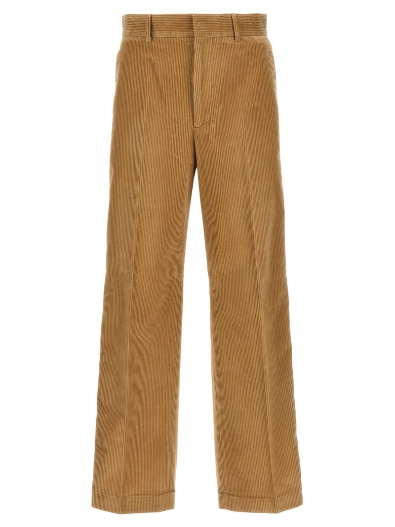 'Corduory Suit Tape' pants PALM ANGELS Beige