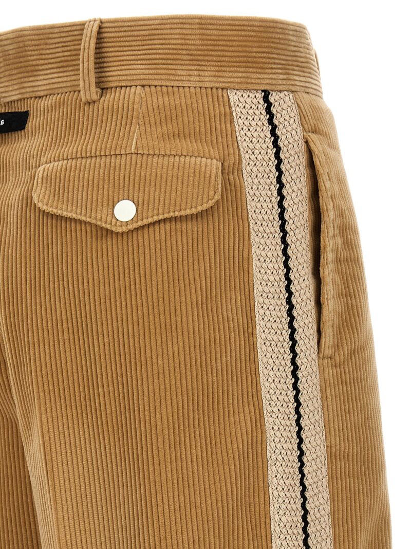 'Corduory Suit Tape' pants Fall Winter 2023/2024 PALM ANGELS Beige