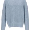 'Curved Logo' sweater PALM ANGELS Light Blue