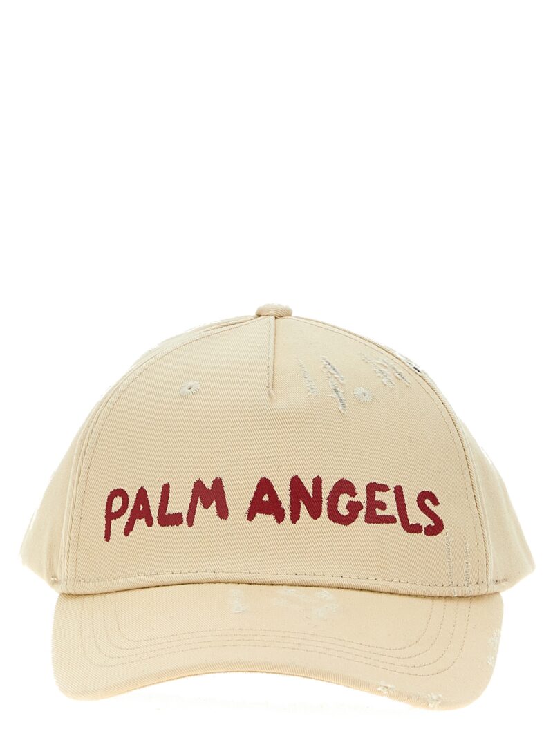'Seasonal Logo' baseball cap PALM ANGELS White